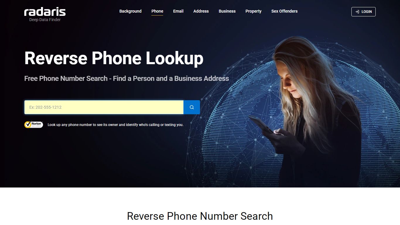 Reverse Phone Lookup: Free Phone Number Search - Radaris